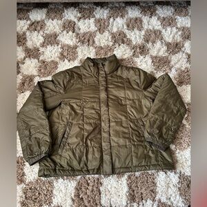 Madewell Olive Green Quilted Puffer Jacket LAST CALL BEFORE DONATING 2/14/26